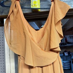 Baltic Born Rust Backless Dress